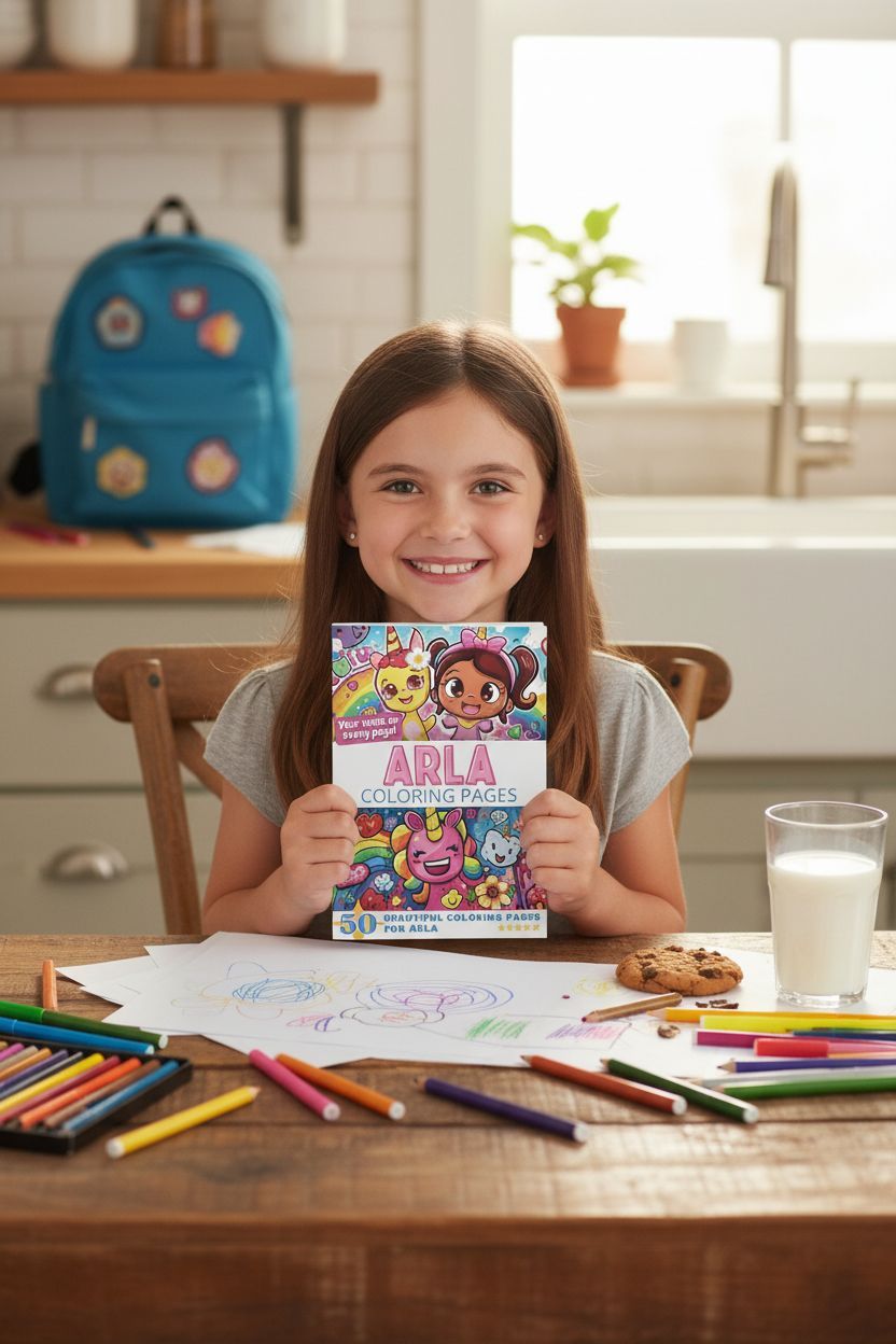 Arla personal coloring pages
