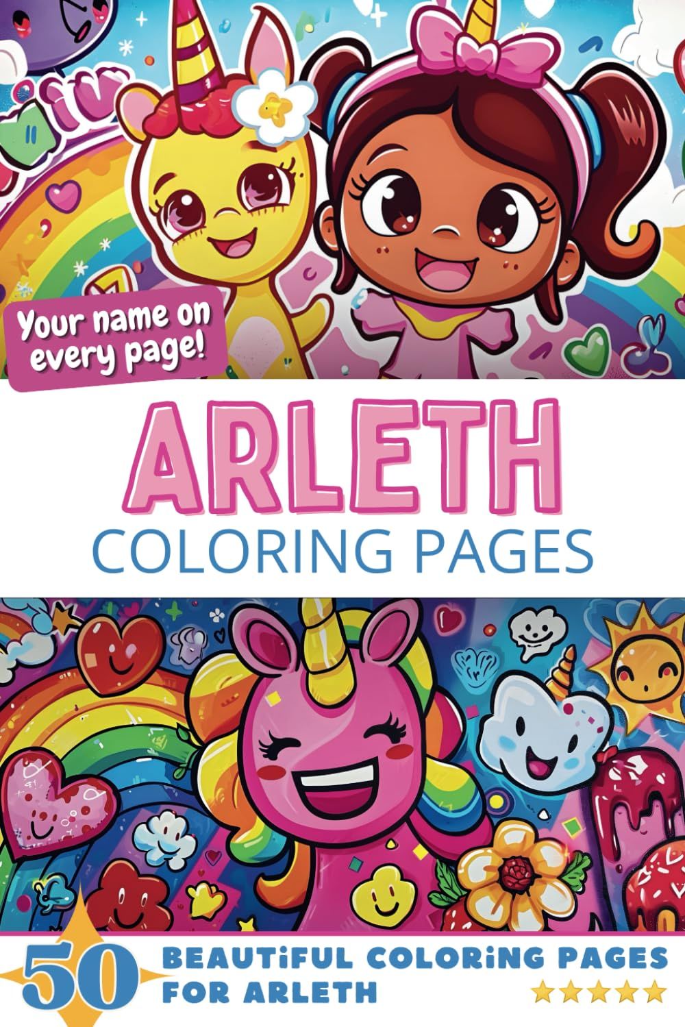 Arleth Coloring Book Cover