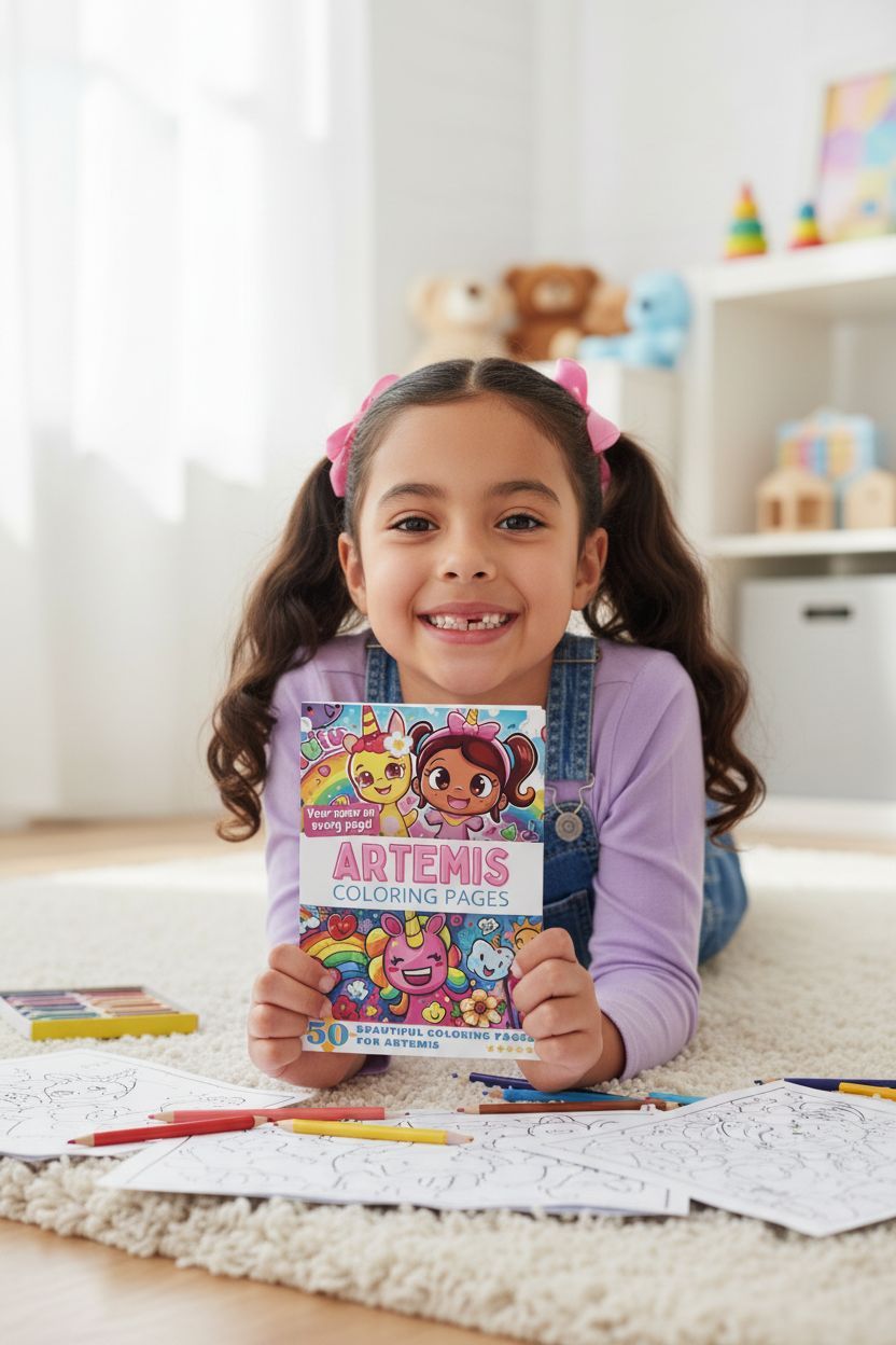 Artemis personal coloring pages