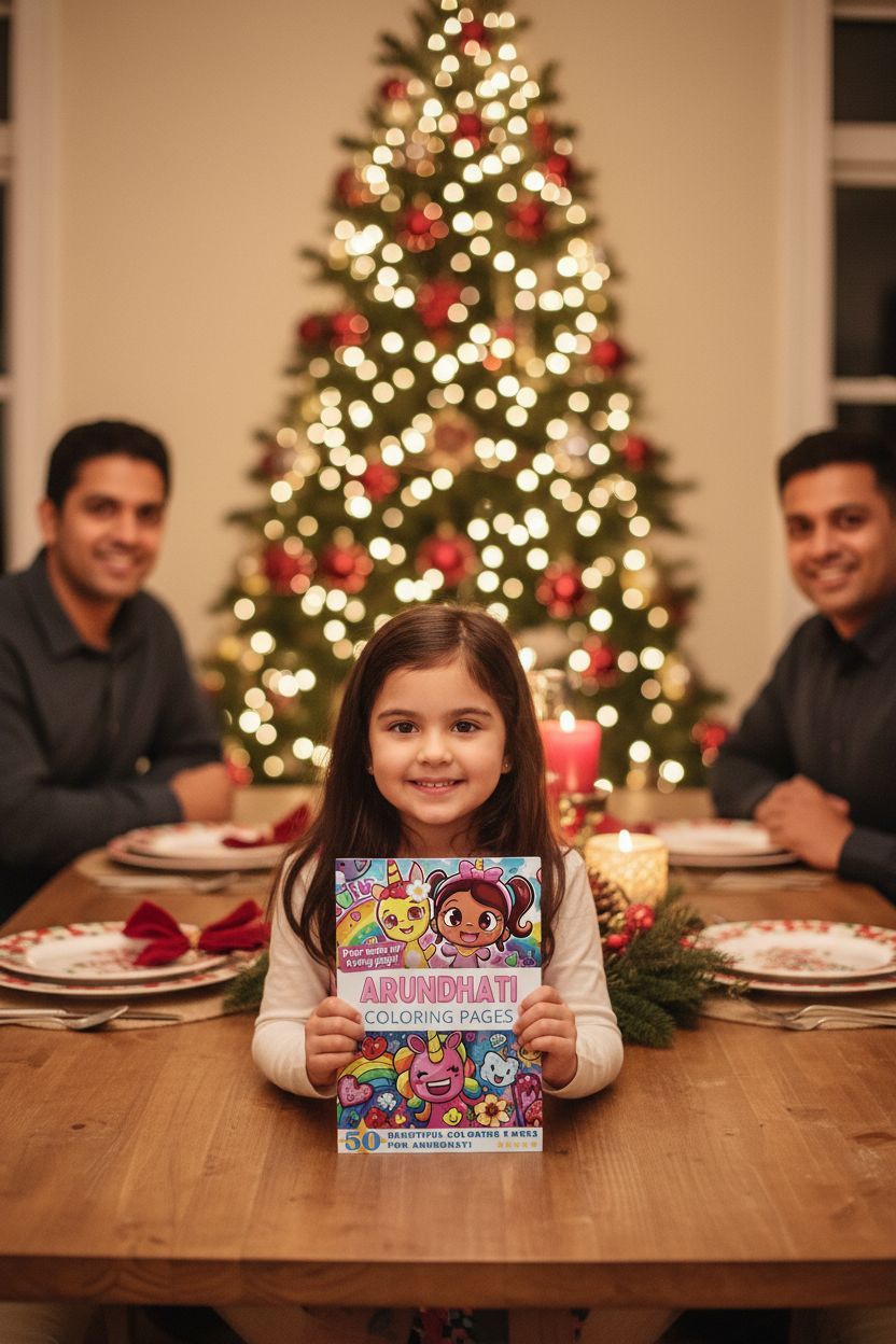 Arundhati Christmas coloring pages gift