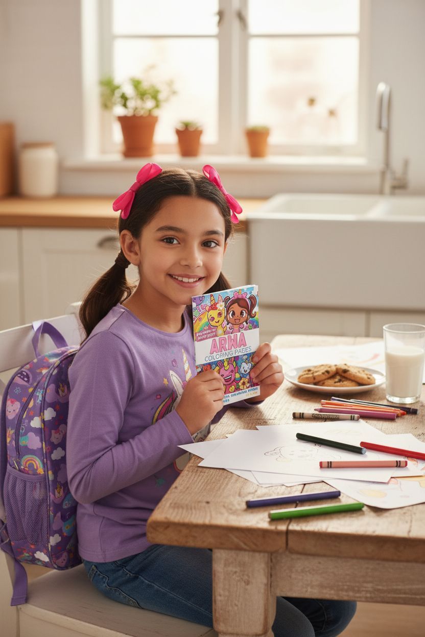 Arwa personal coloring pages