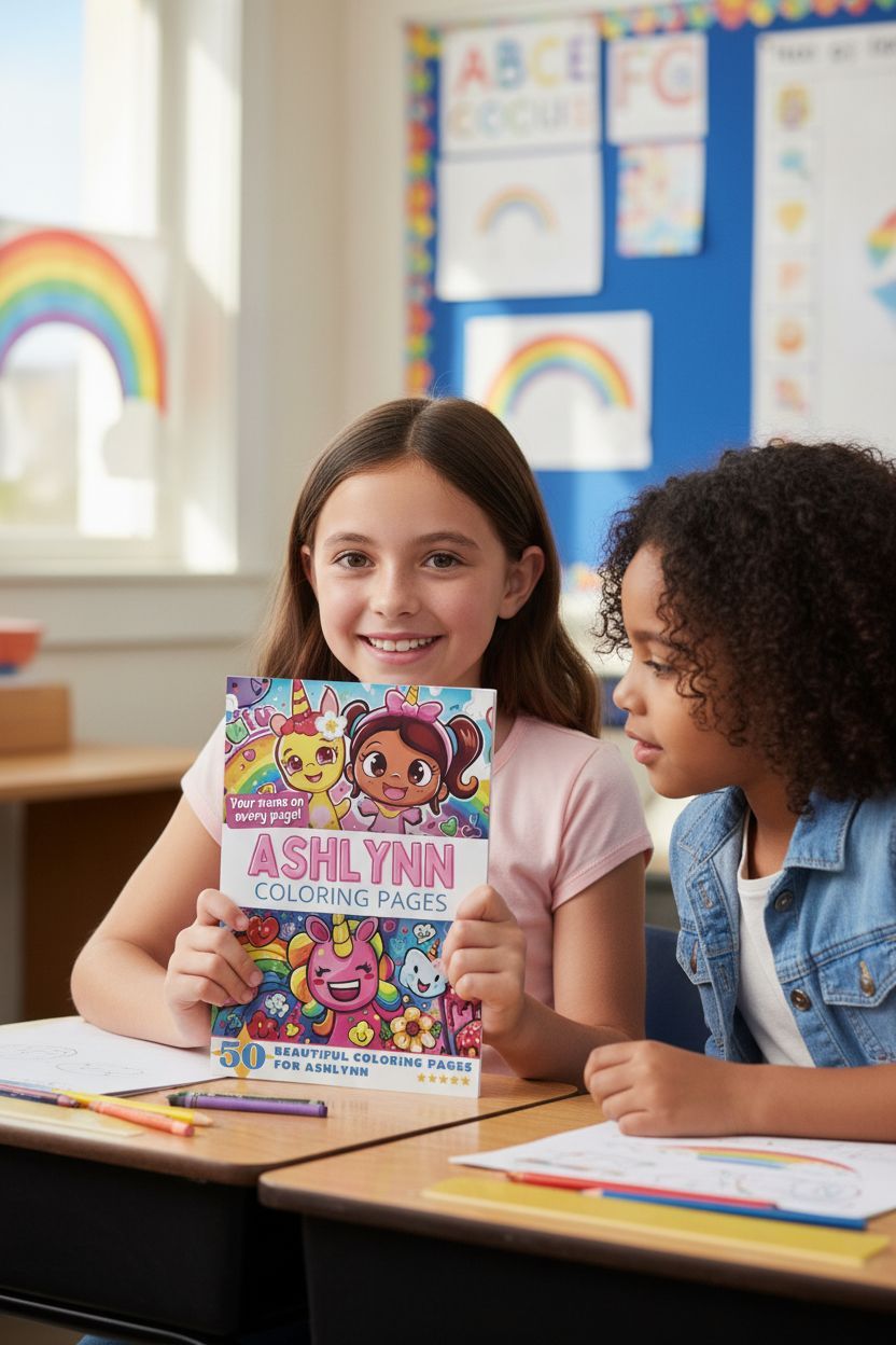 Ashlynn personal coloring pages