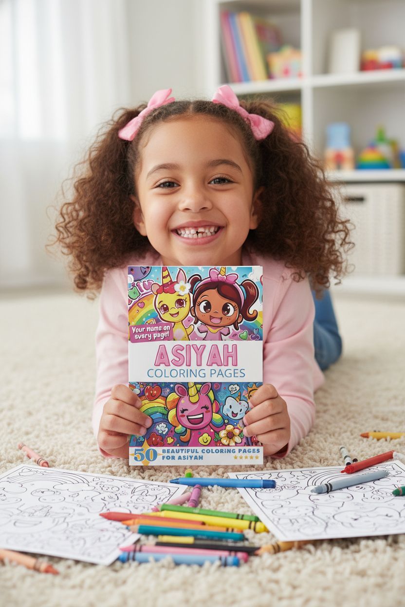 Asiyah personal coloring pages