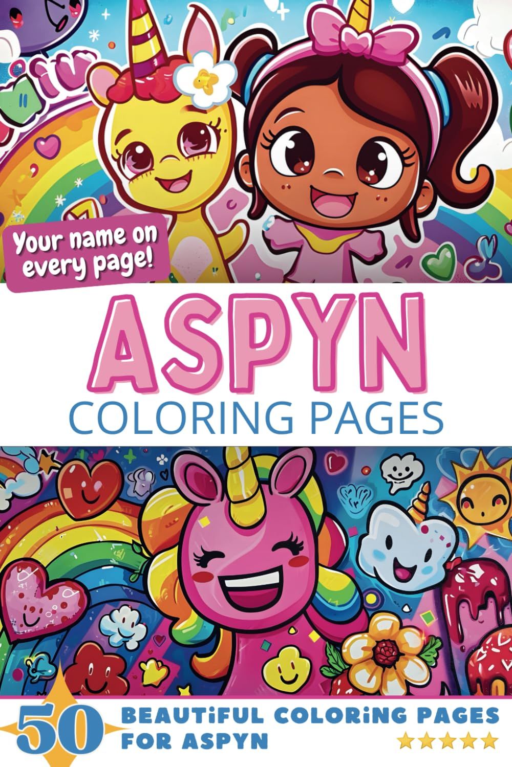 Aspyn Coloring Book Cover