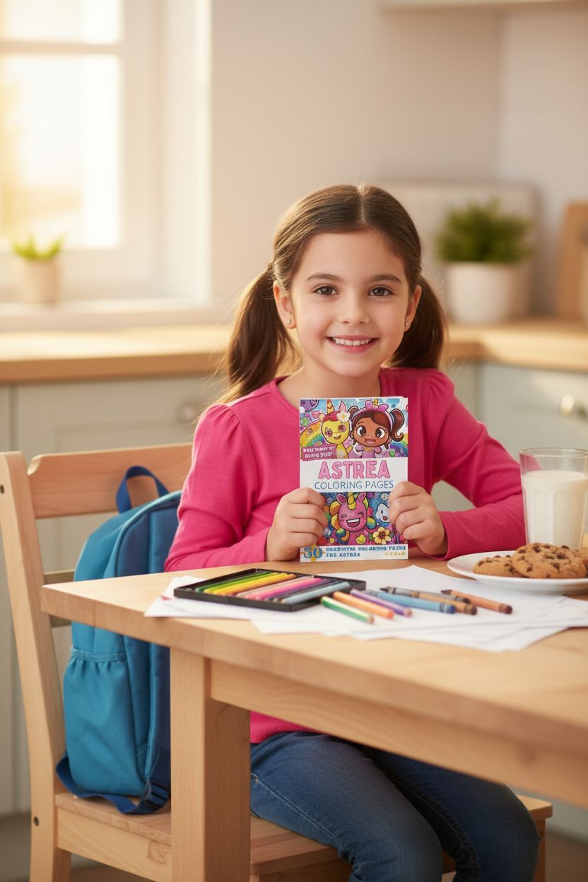 Astrea personal coloring pages