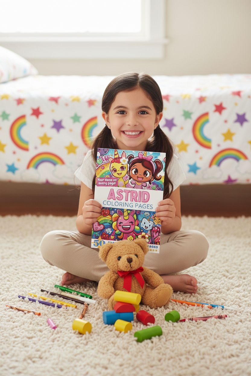 Astrid personal coloring pages