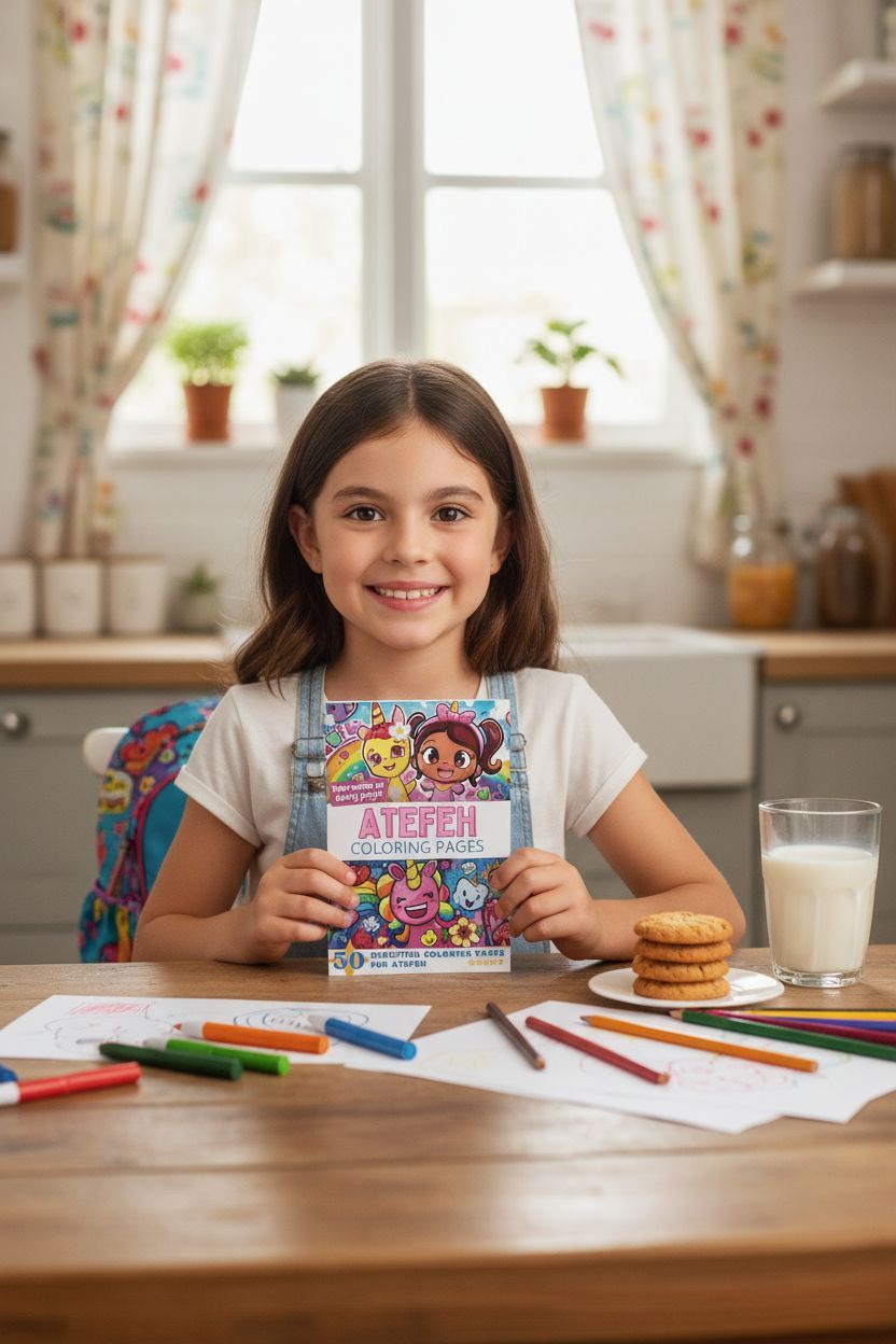 Atefeh personal coloring pages