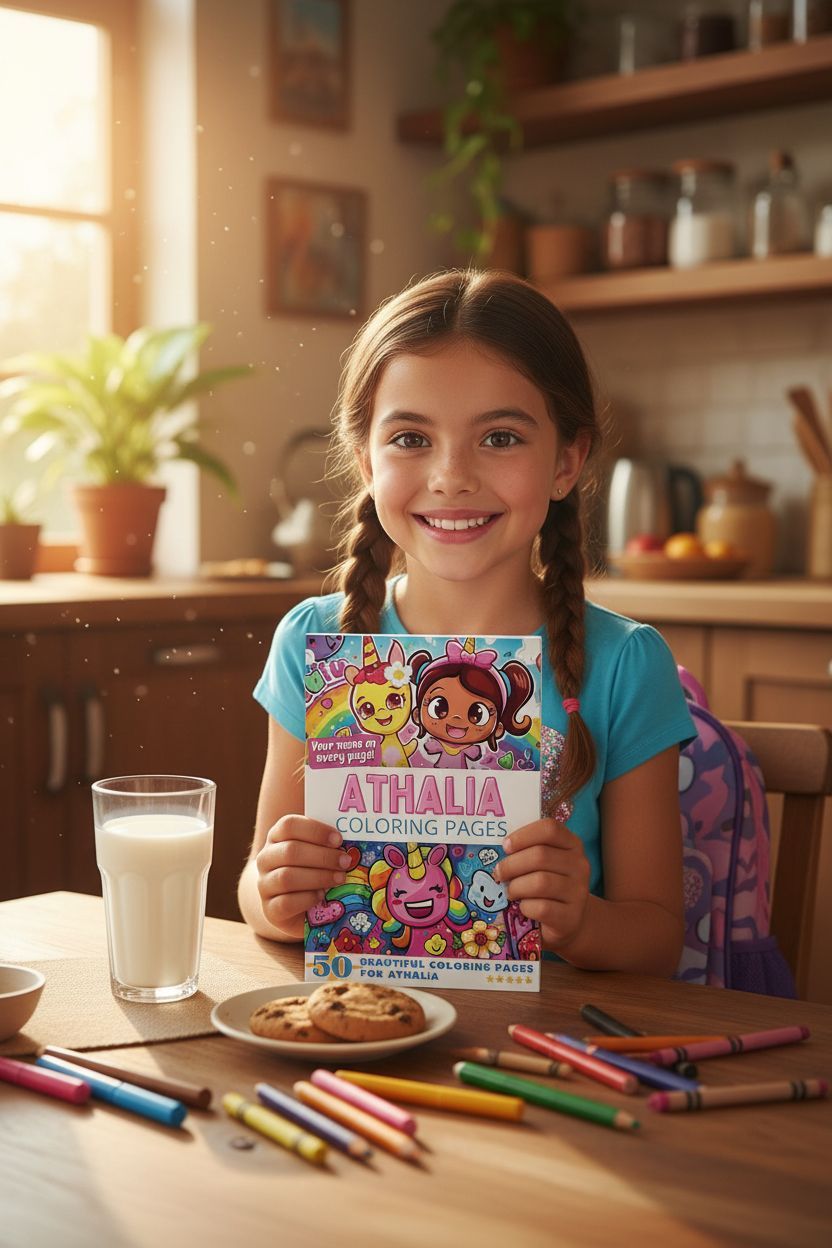 Athalia personal coloring pages