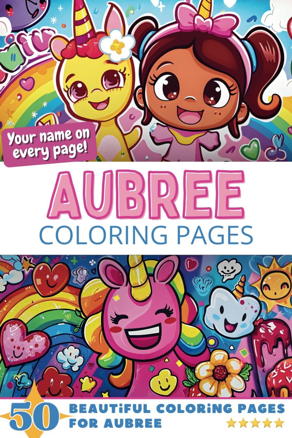 Aubree Coloring Book Cover