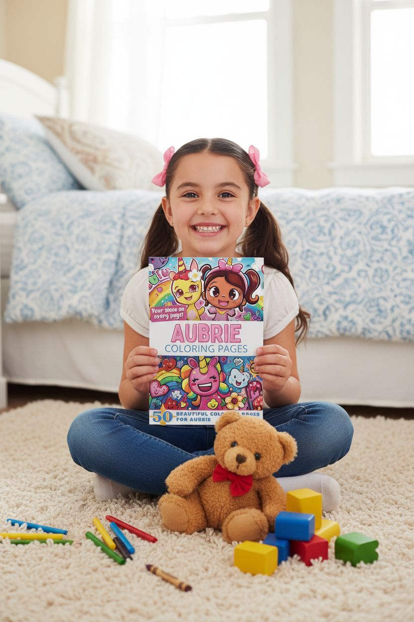 Aubrie personal coloring pages