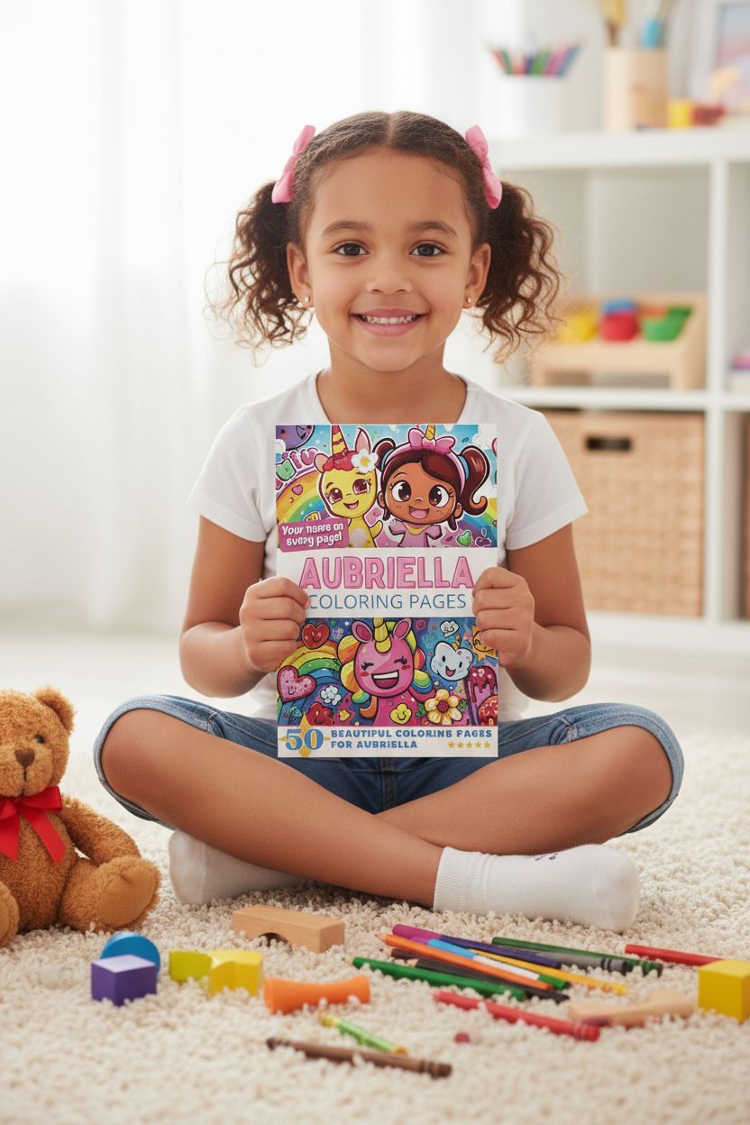 Aubriella personal coloring pages