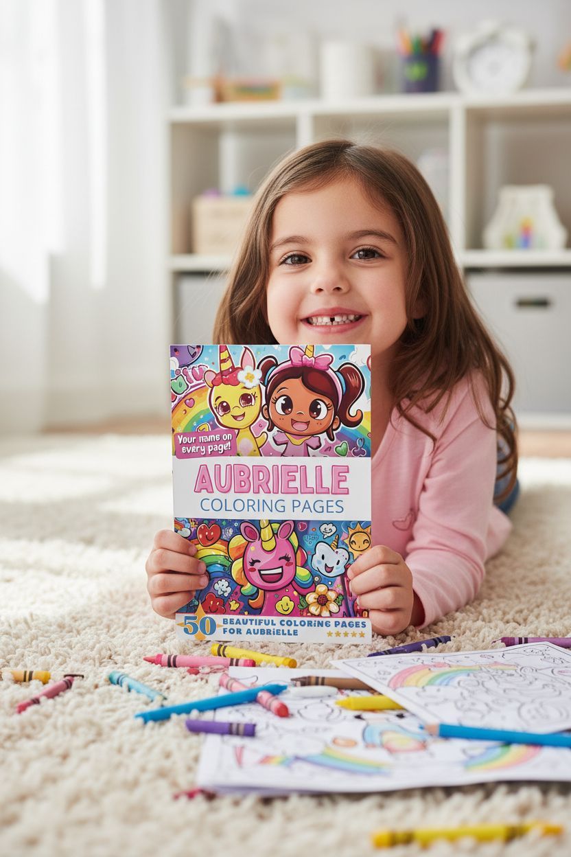 Aubrielle personal coloring pages
