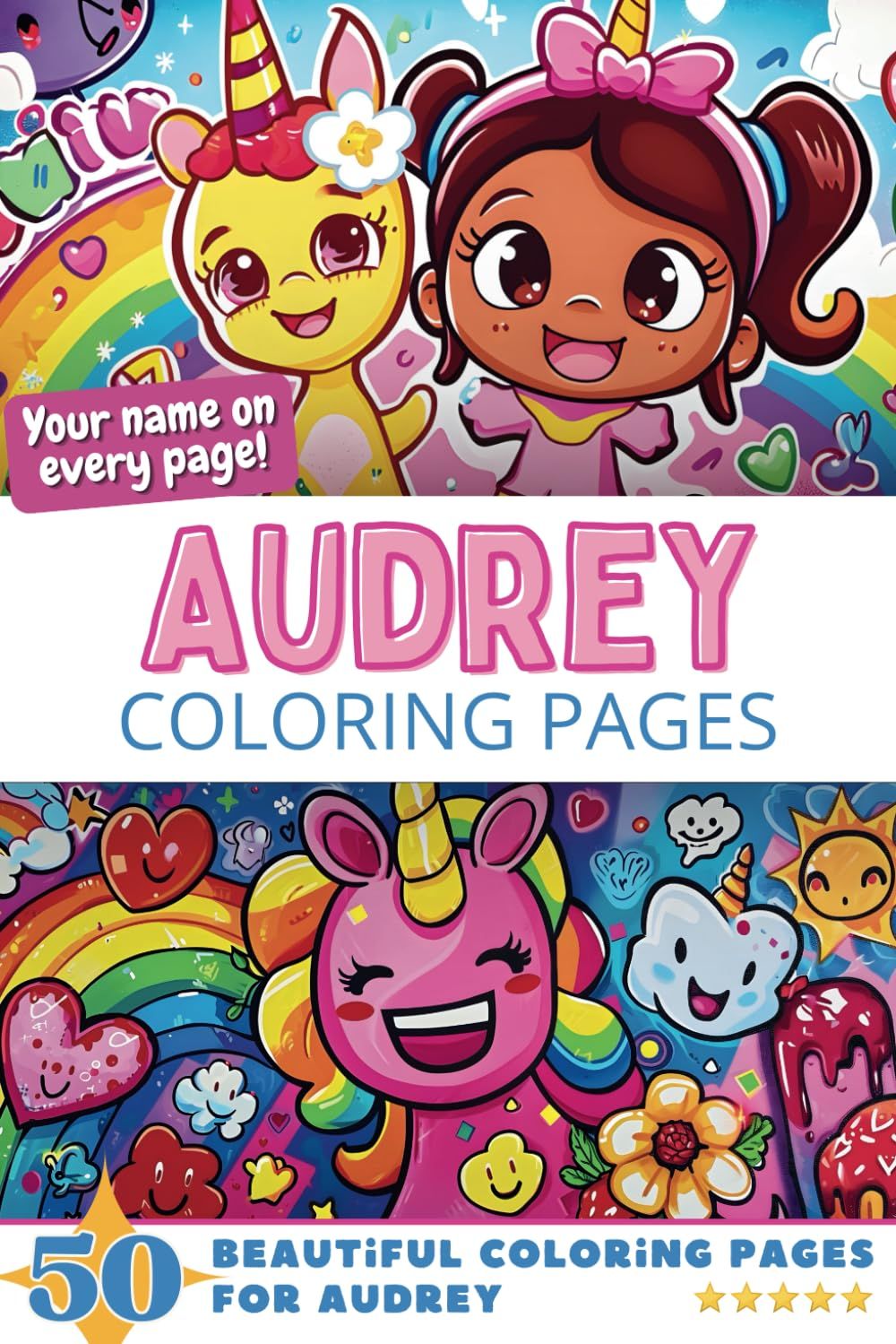 Audrey Coloring Book Cover