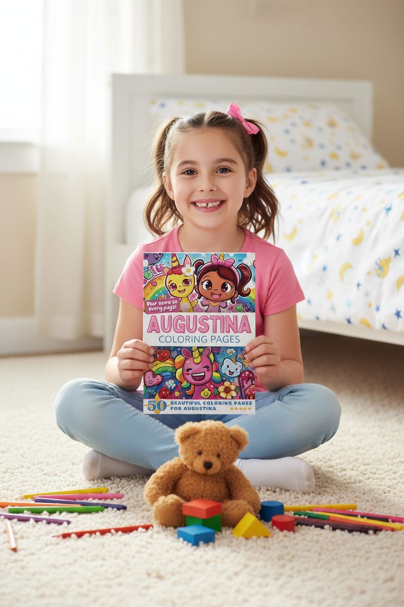 Augustina personal coloring pages