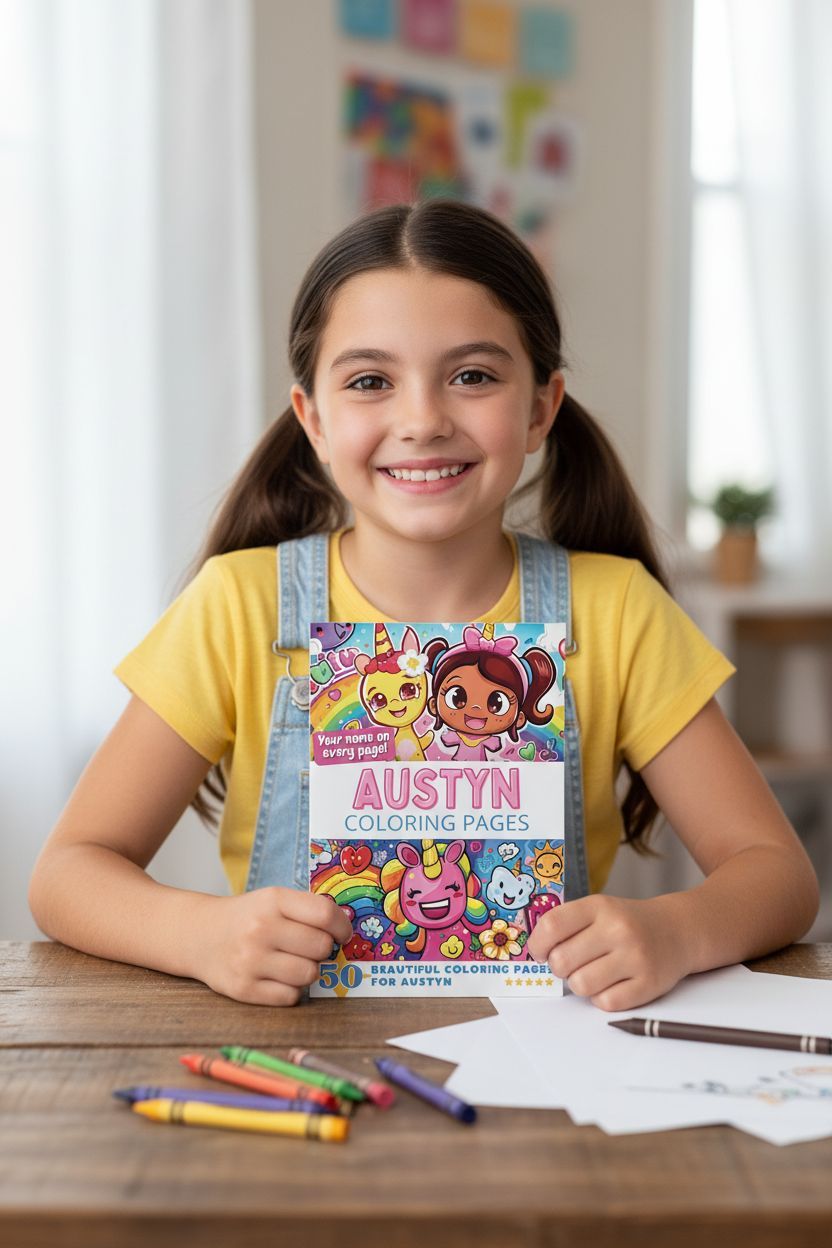 Austyn personal coloring pages