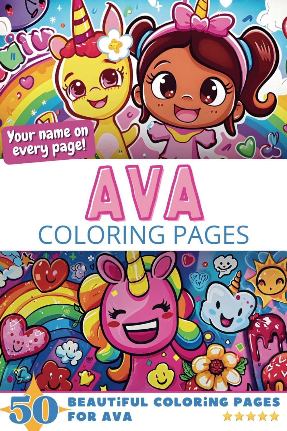 Ava Coloring Book Cover