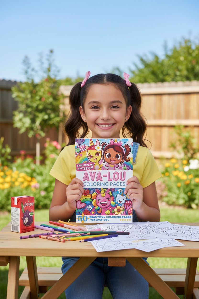 Ava-Lou personal coloring pages