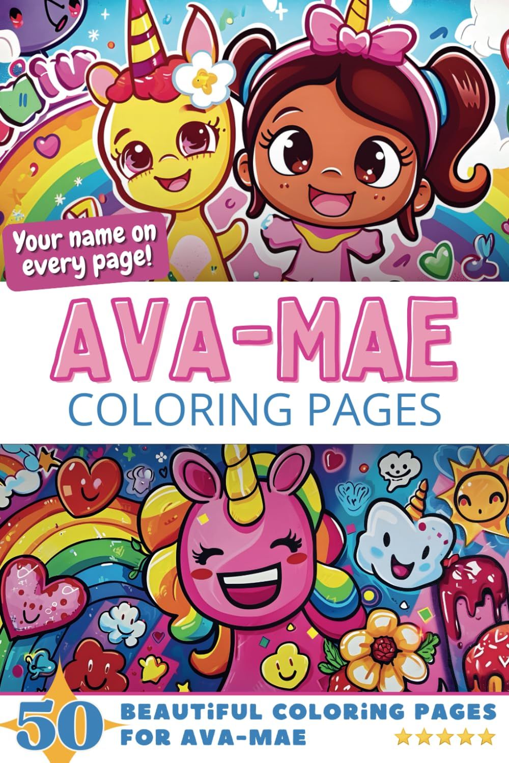 Ava-Mae Coloring Book Cover