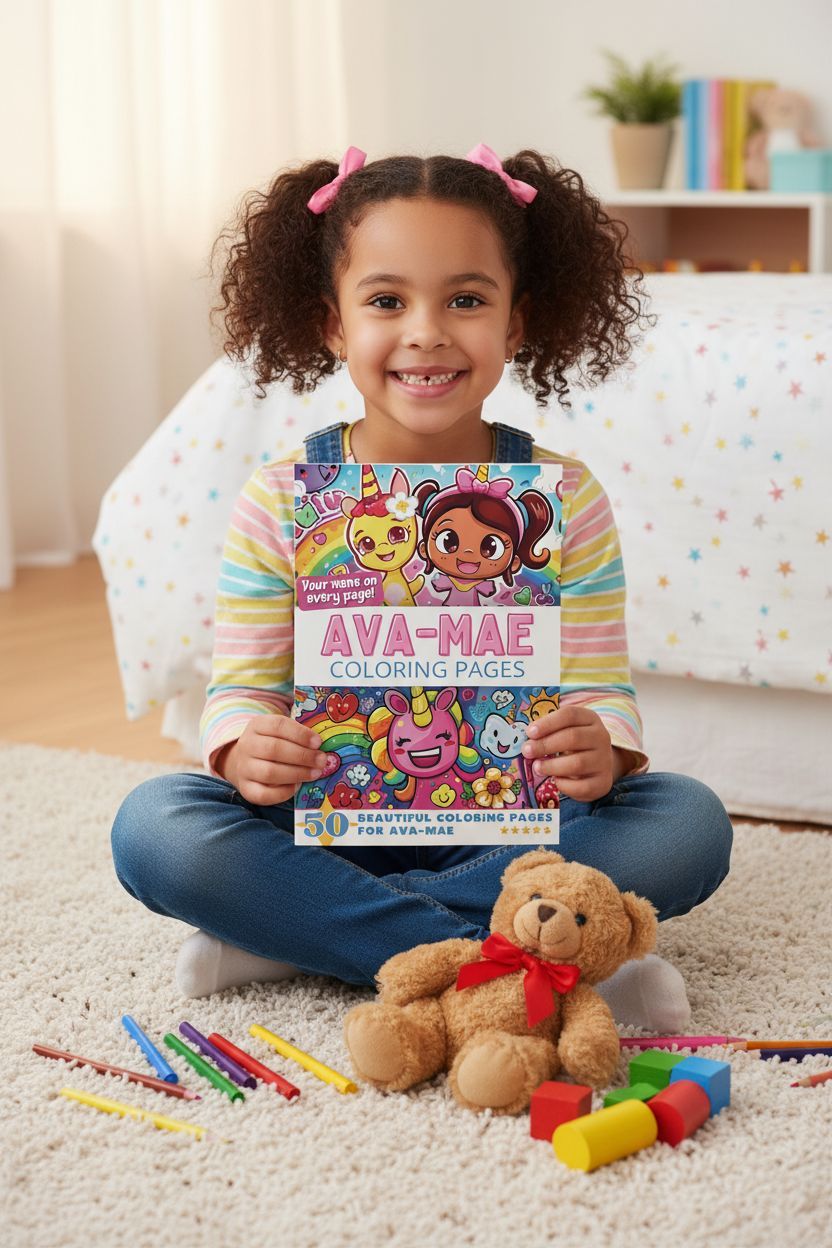 Ava-Mae personal coloring pages