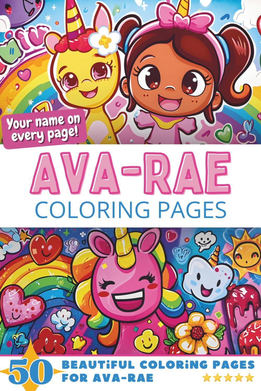 Ava-Rae Coloring Book Cover
