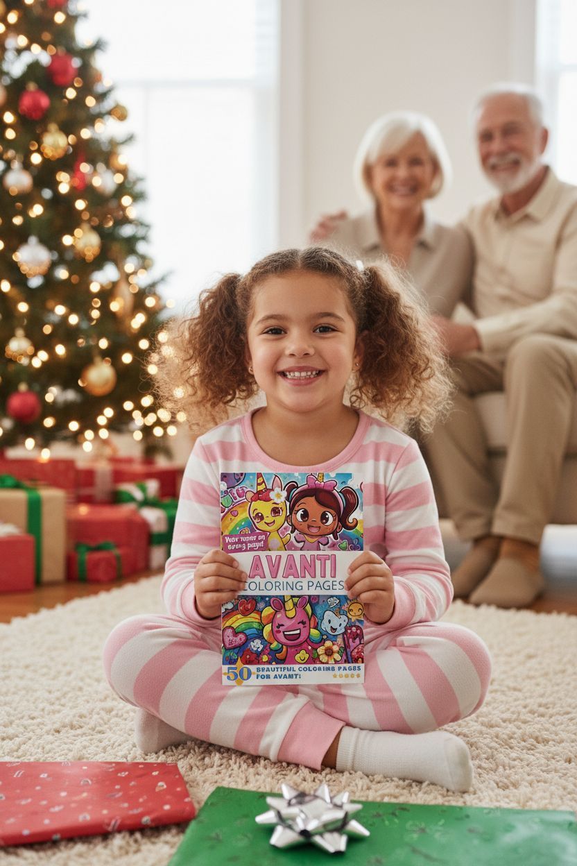Avanti Christmas coloring pages gift