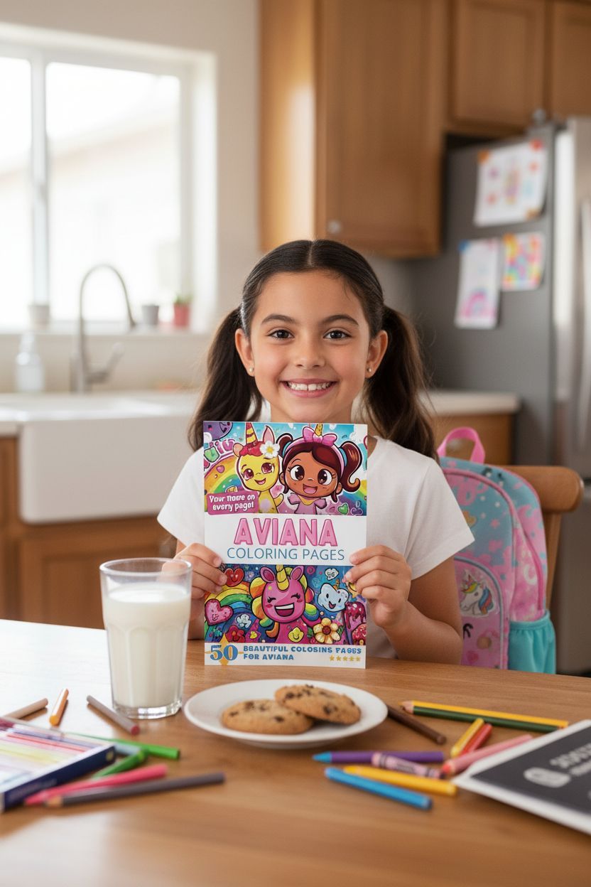 Aviana personal coloring pages