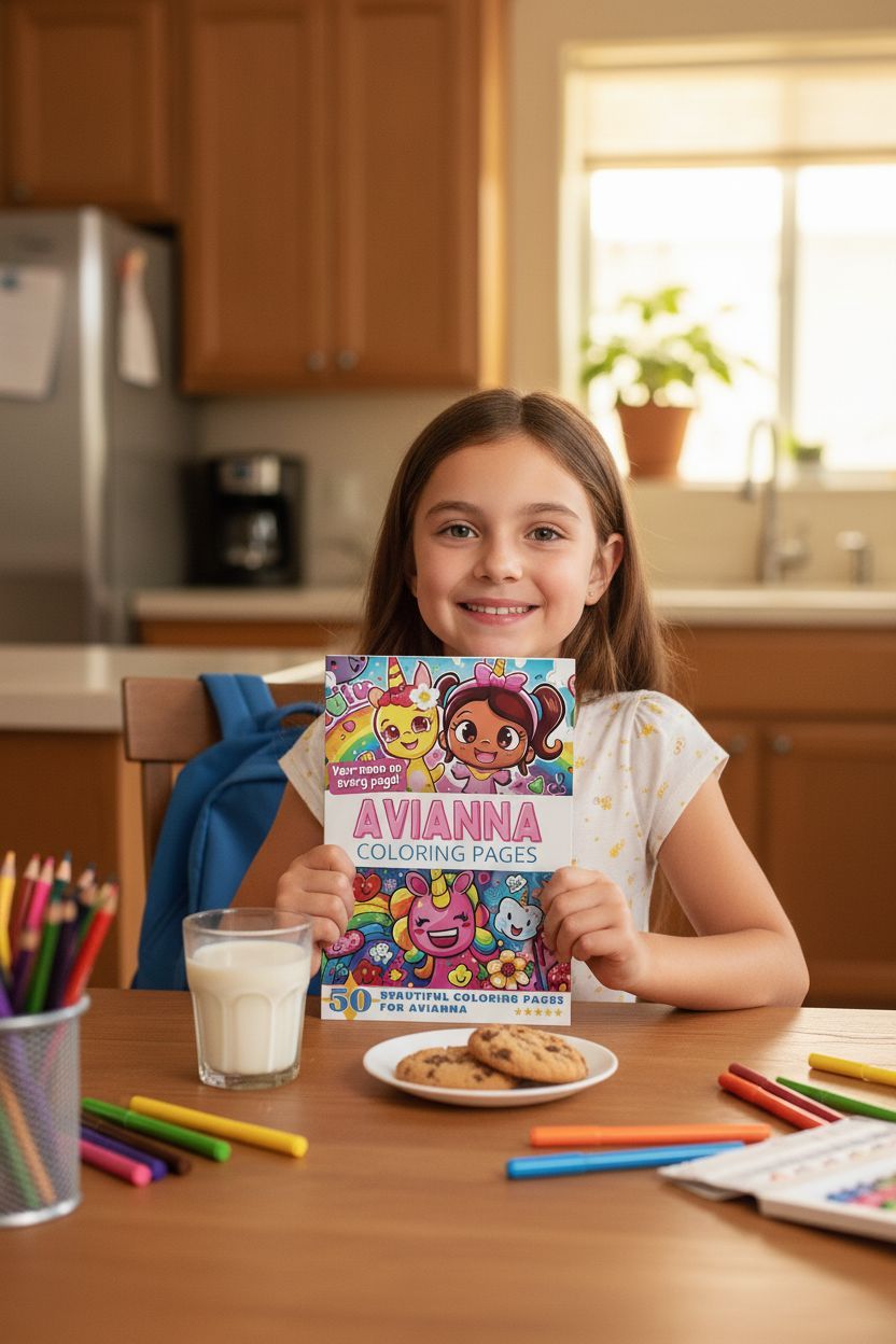 Avianna personal coloring pages