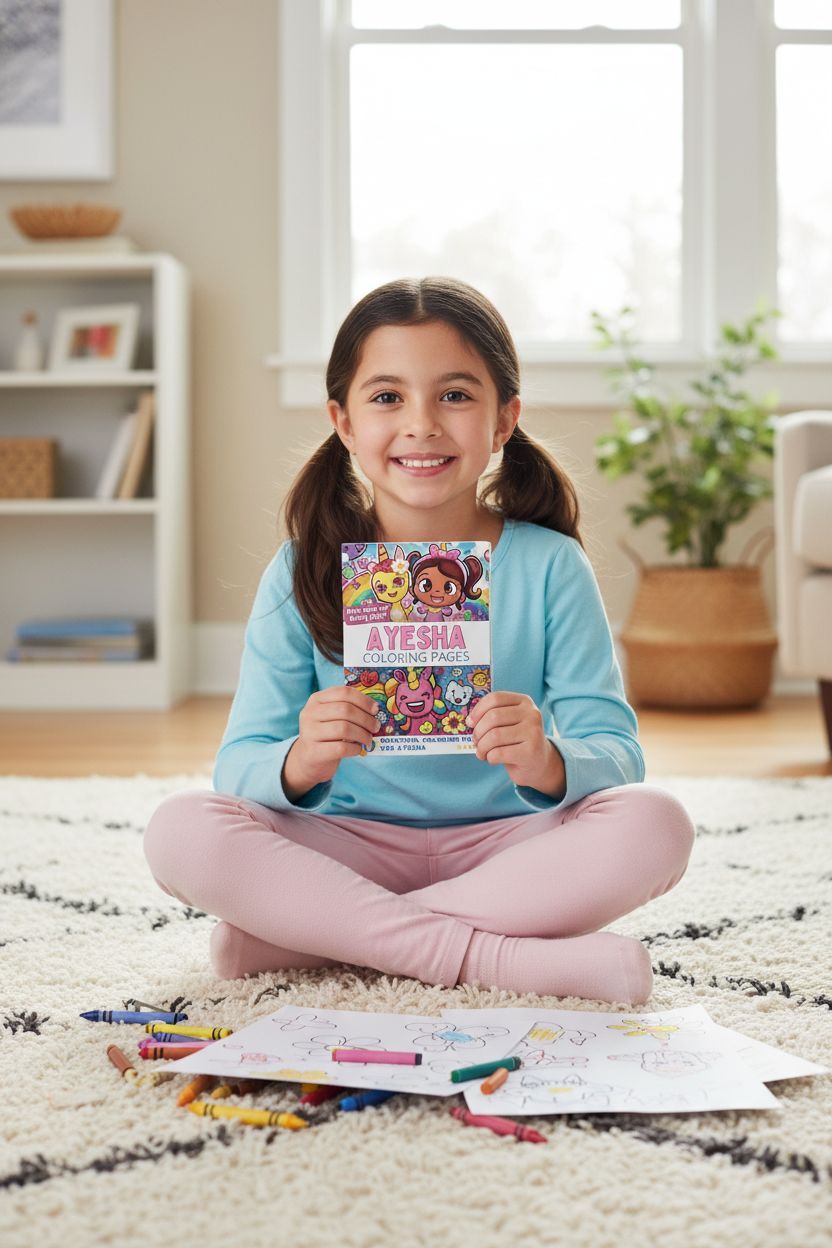 Ayesha personal coloring pages