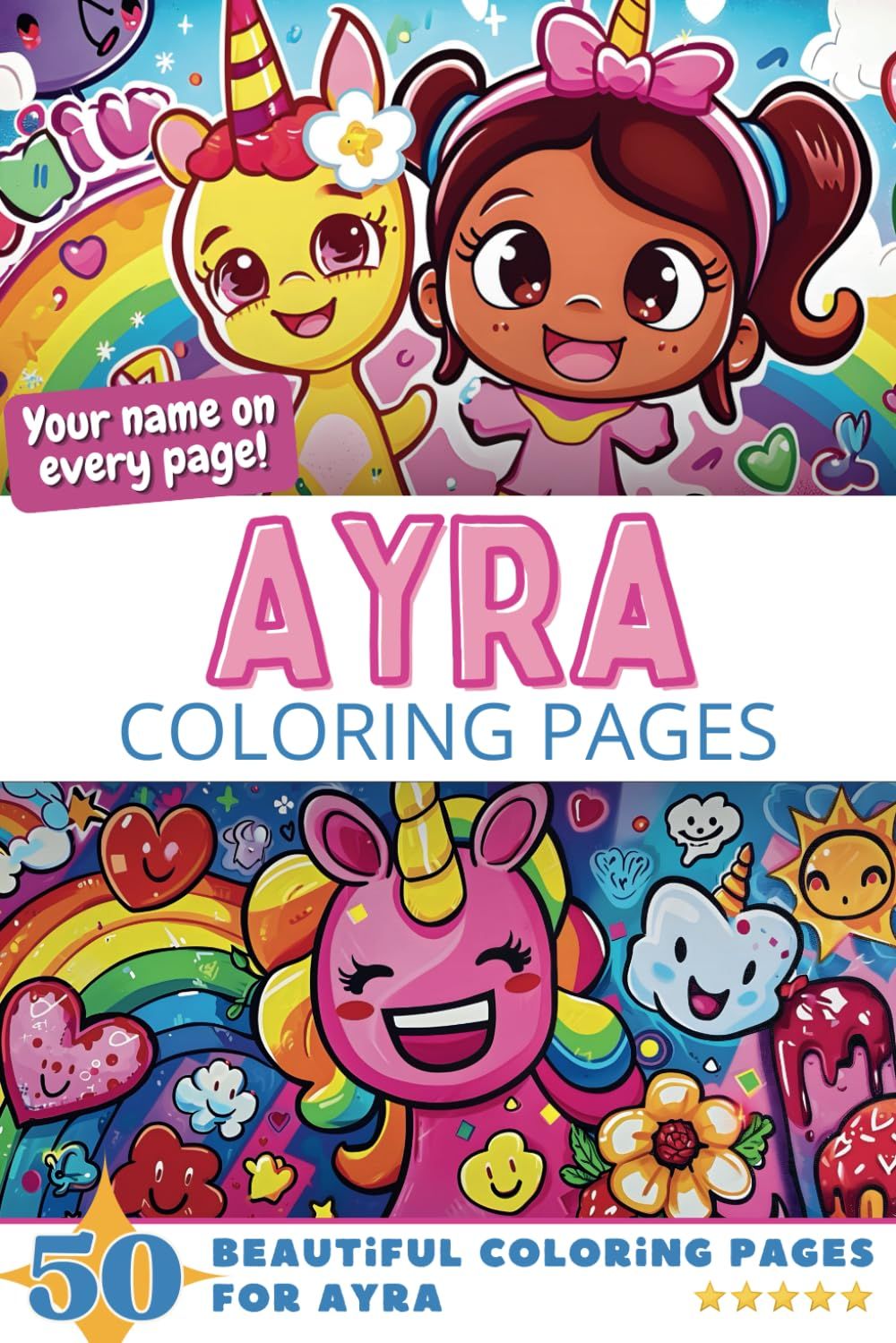 Ayra Coloring Book Cover