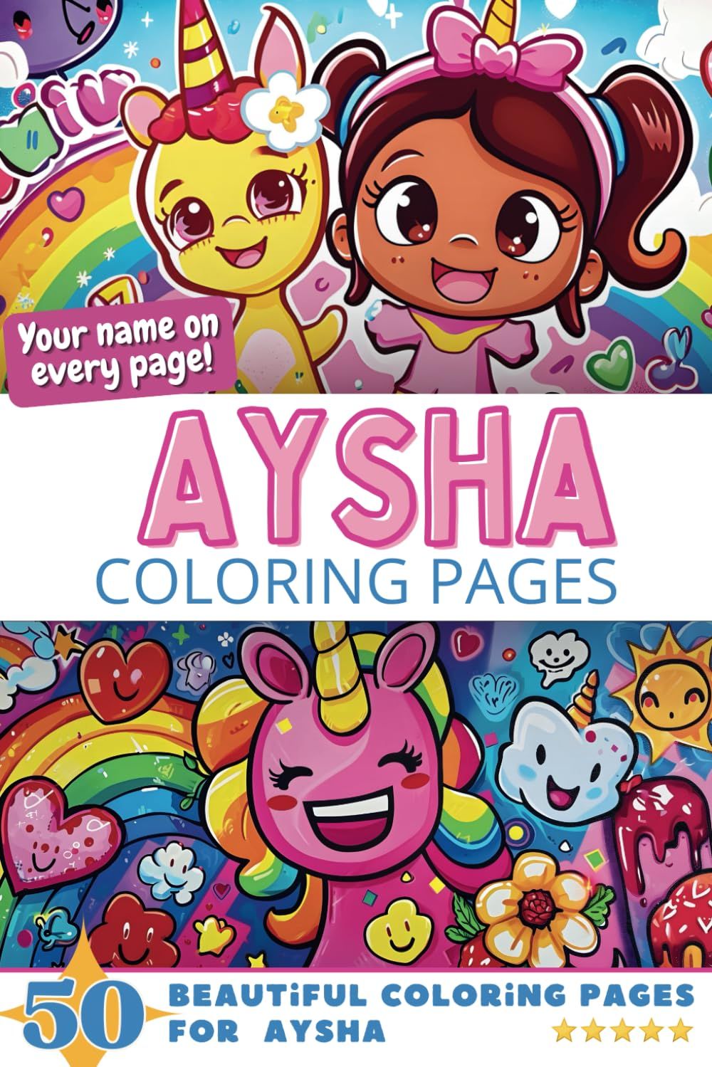 Aysha Coloring Book Cover