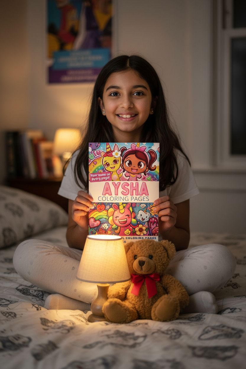 Aysha personal coloring pages