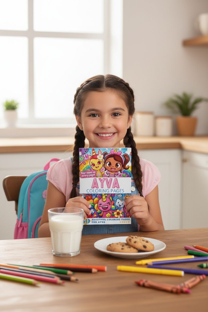 Ayva personal coloring pages