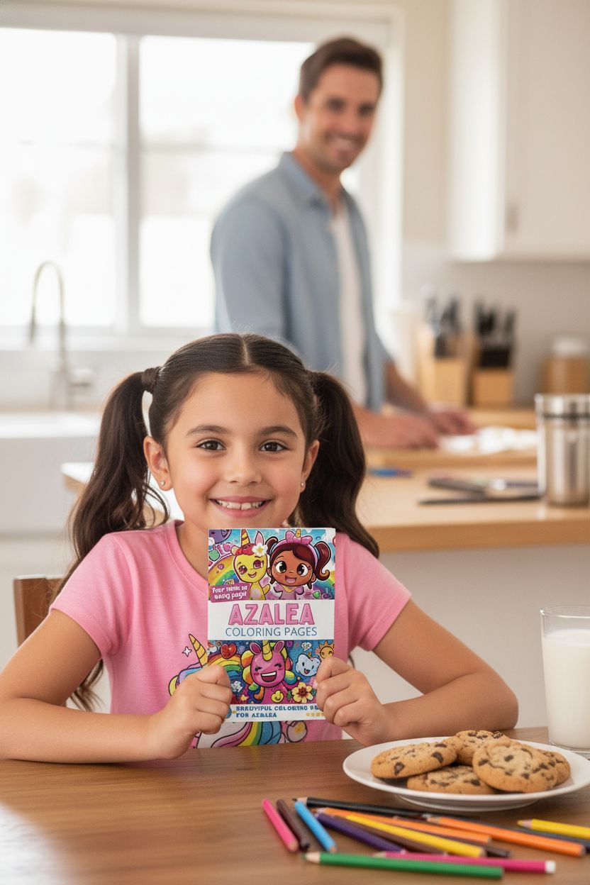 Azalea personal coloring pages