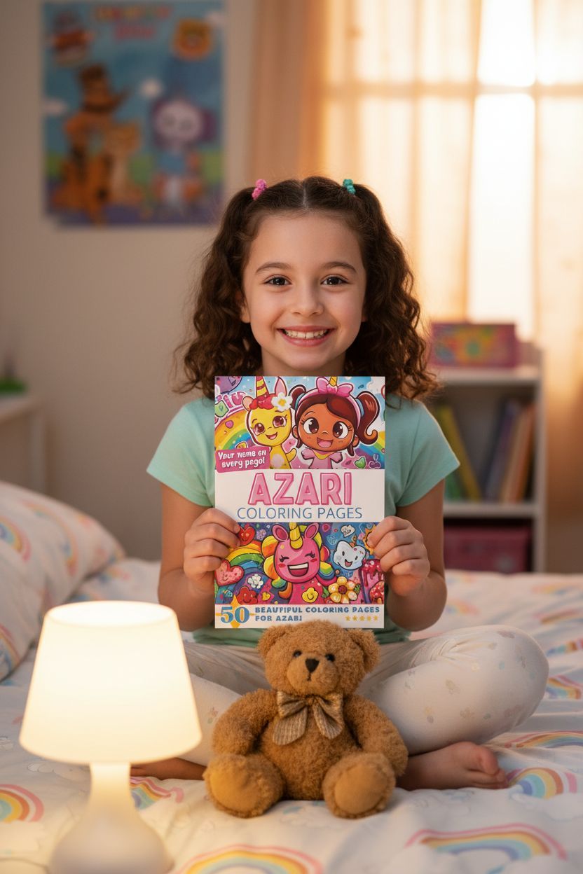 Azari personal coloring pages