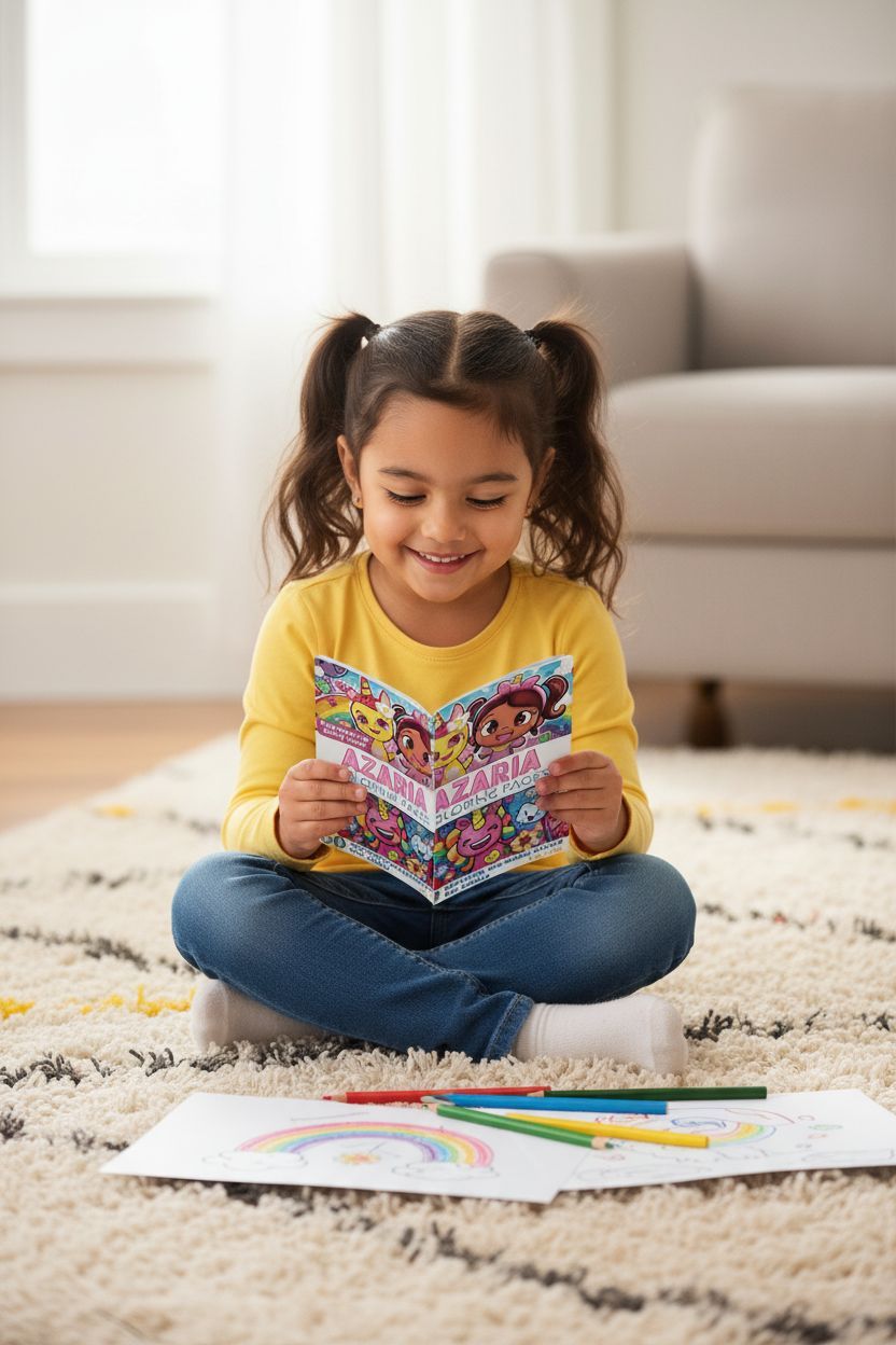 Azaria personal coloring pages