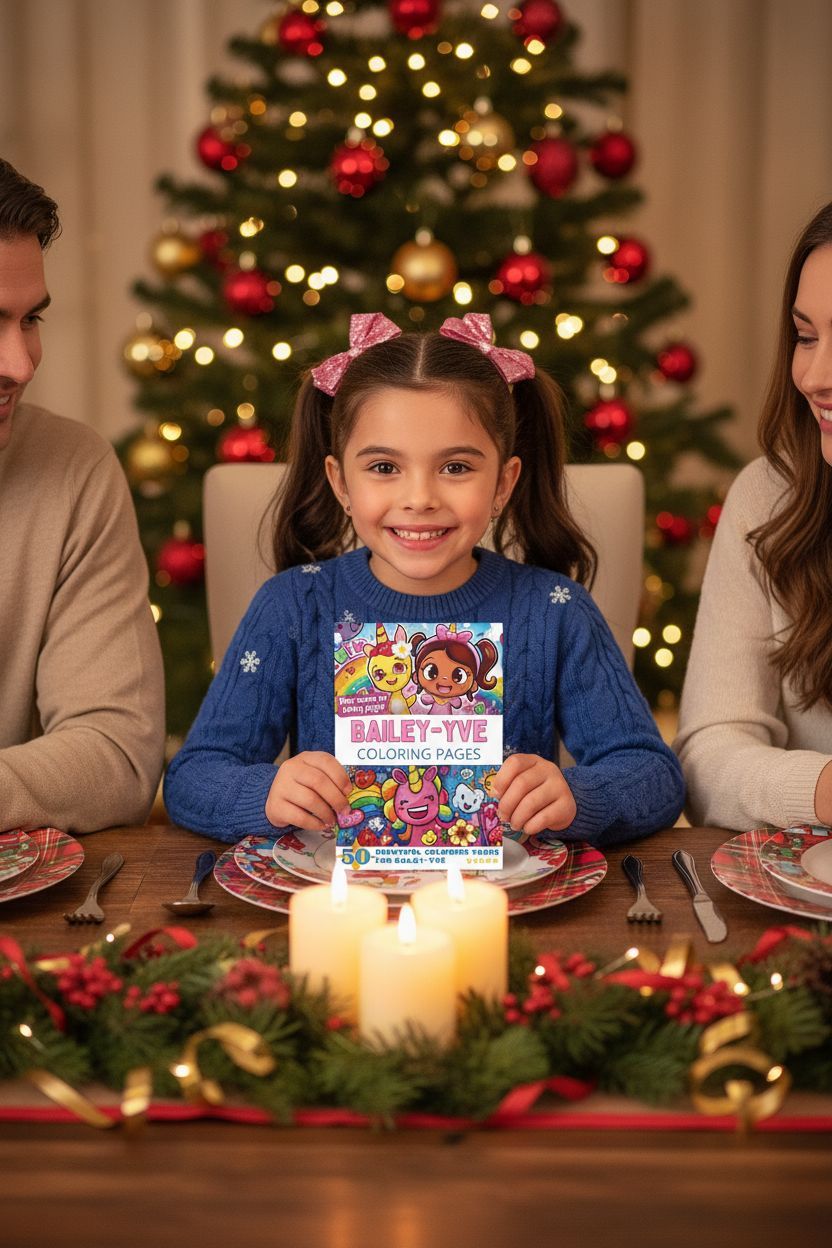 Bailey-Yve Christmas coloring pages gift