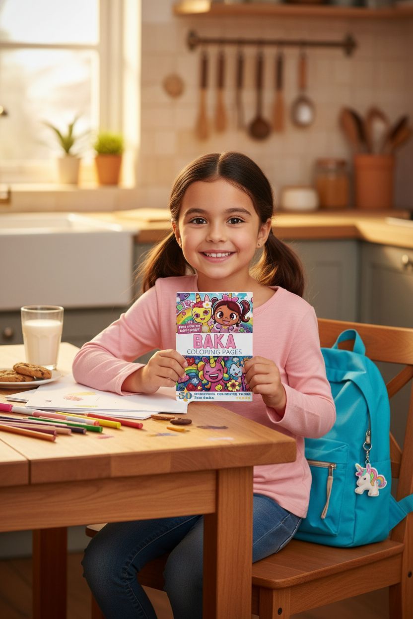 Baka personal coloring pages