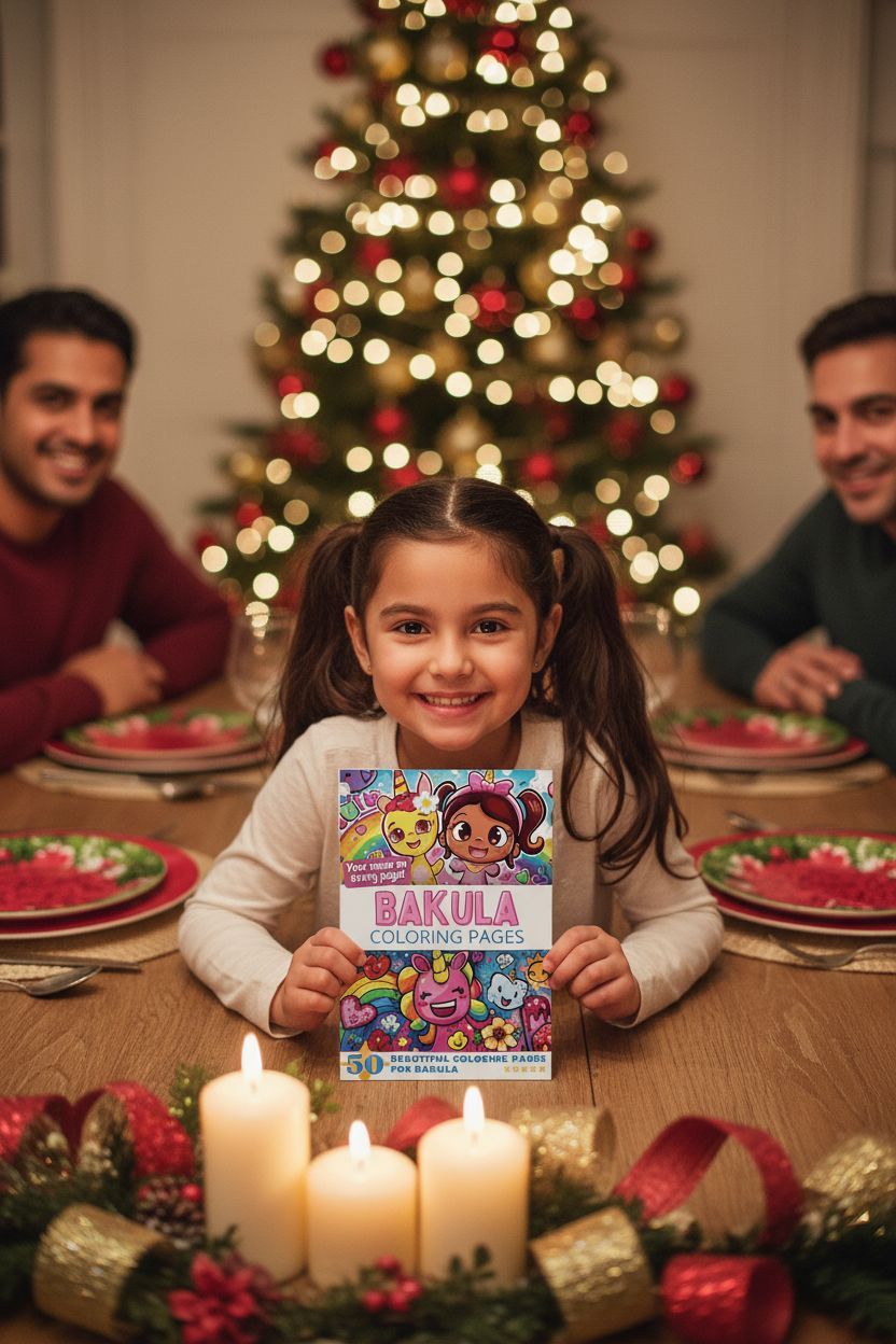 Bakula Christmas coloring pages gift