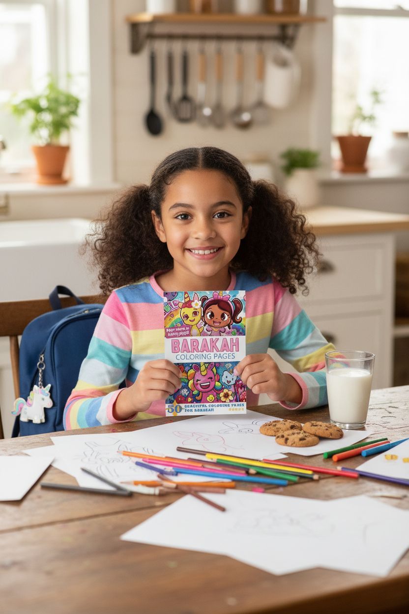 Barakah personal coloring pages