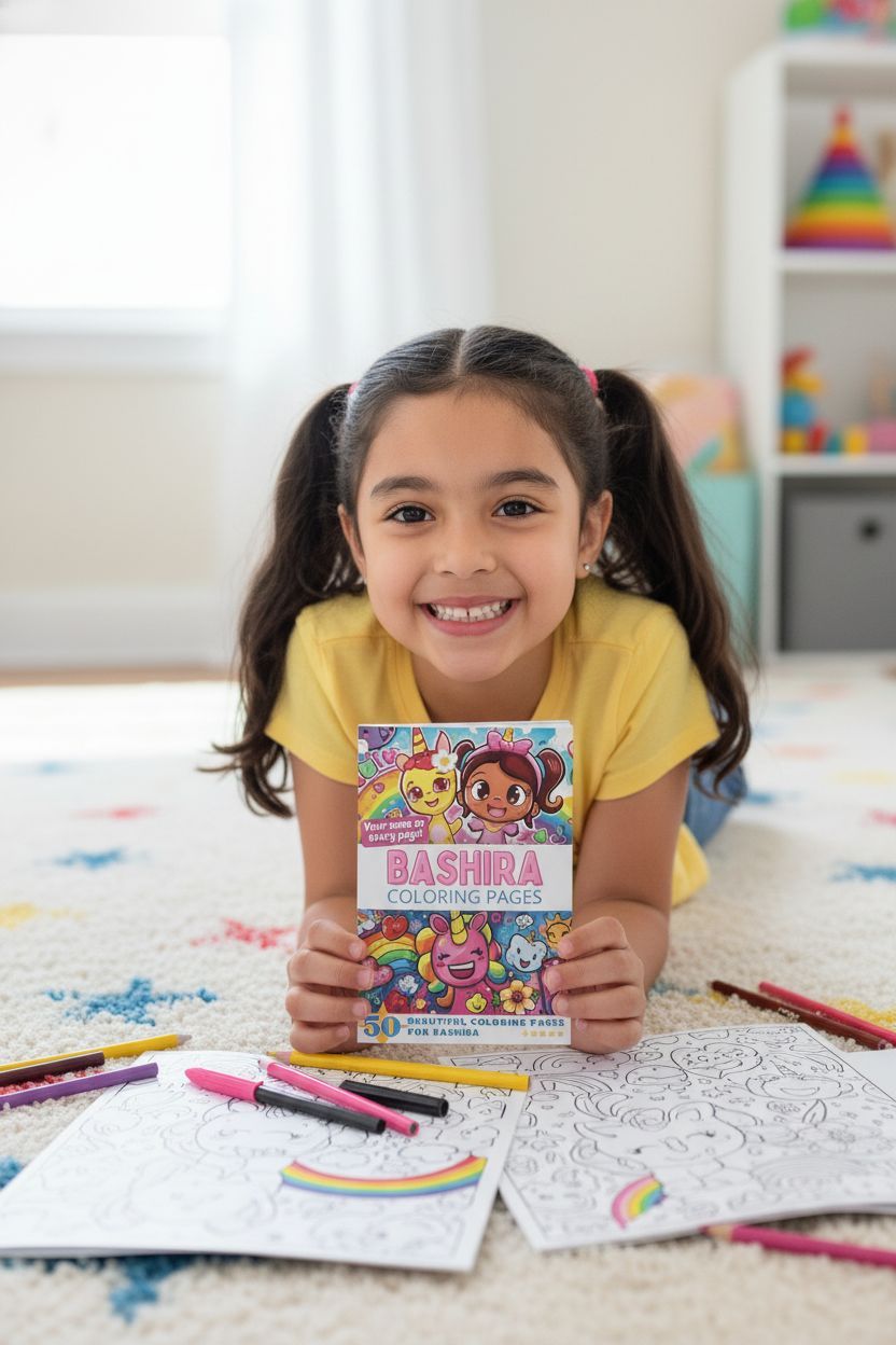 Bashira personal coloring pages