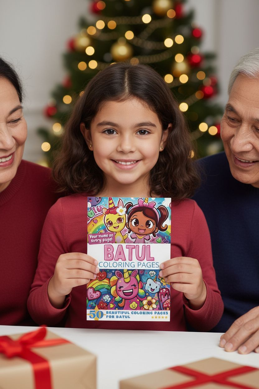 Batul Christmas coloring pages gift