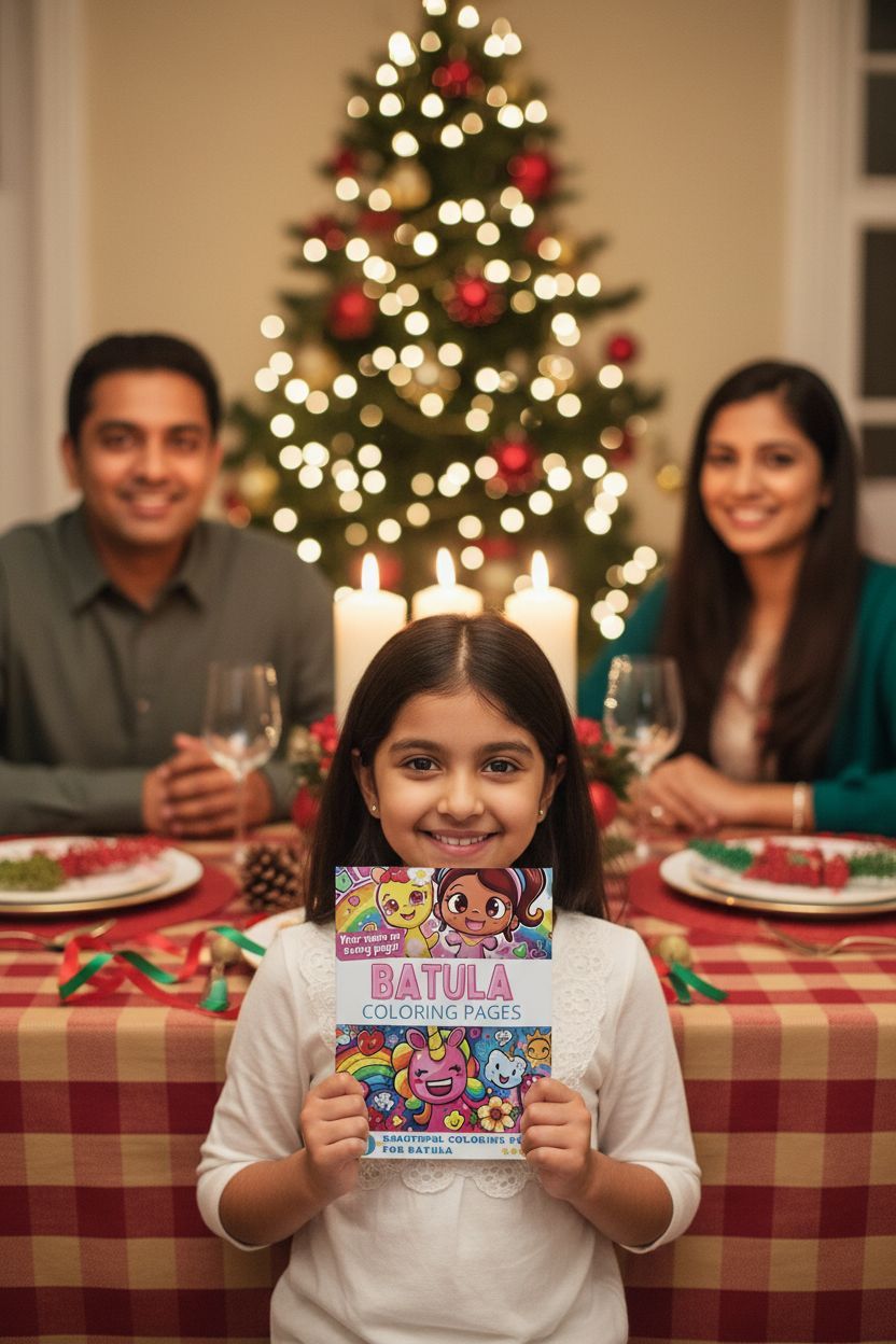 Batula Christmas coloring pages gift