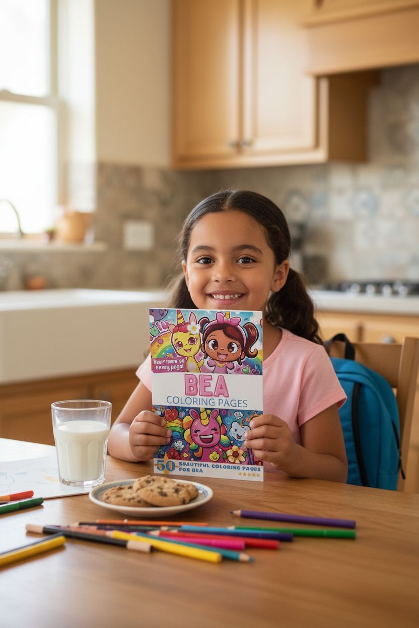 Bea personal coloring pages