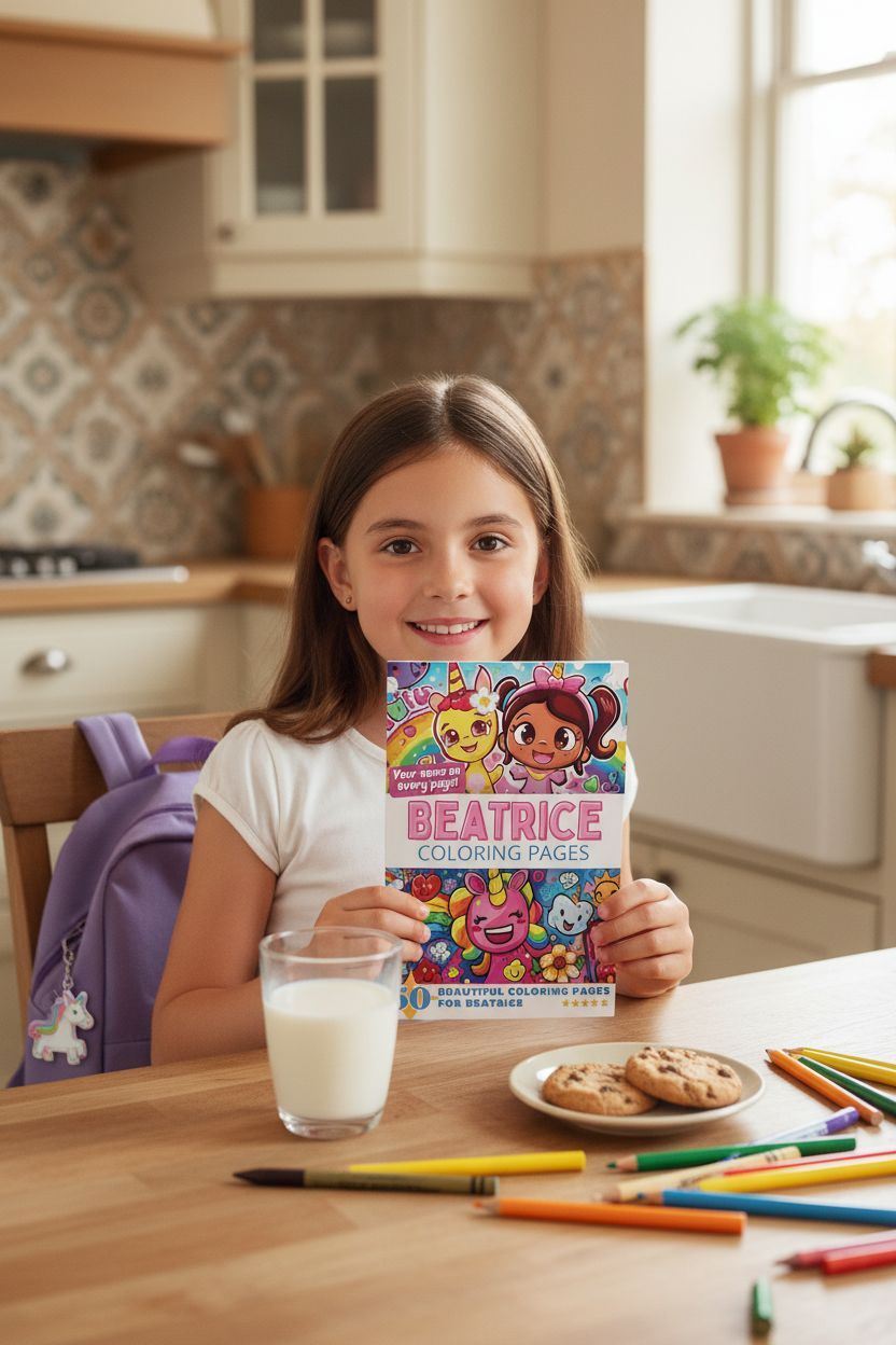 Beatrice personal coloring pages