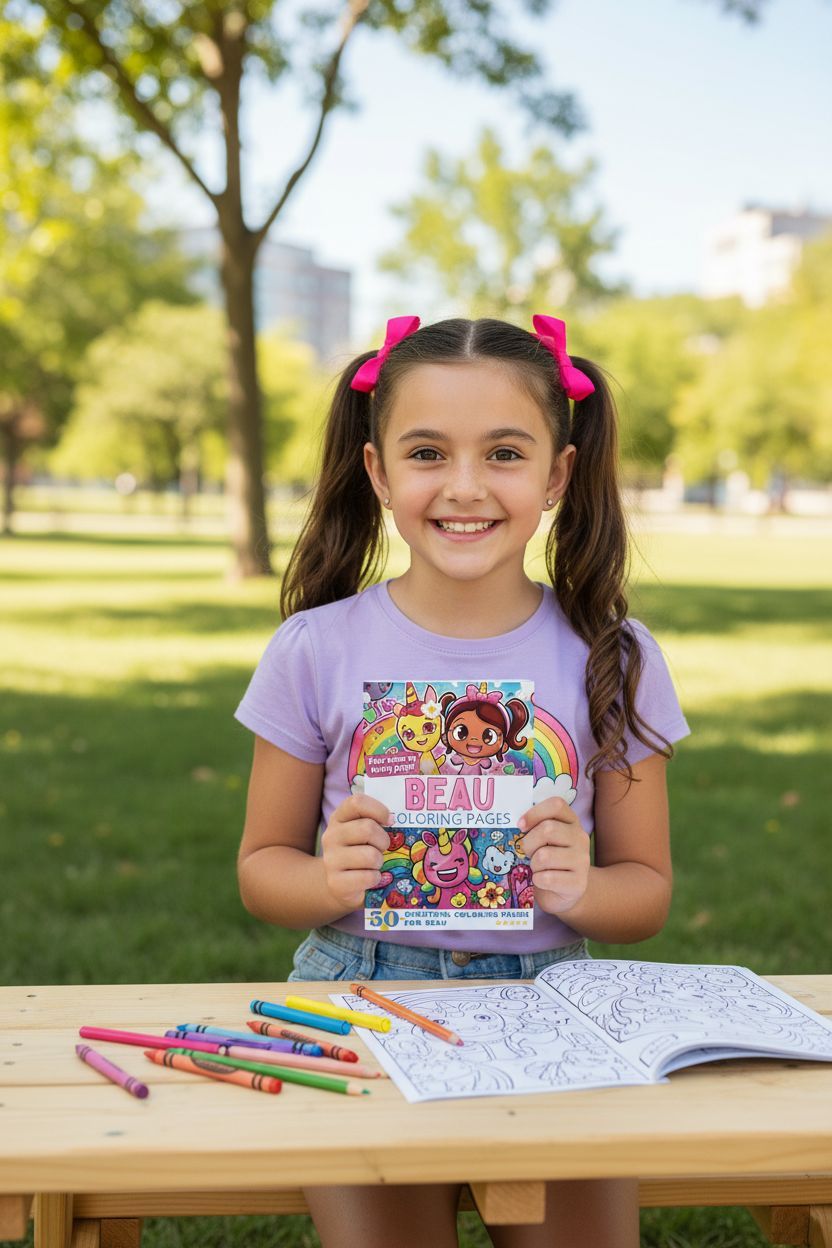 Beau personal coloring pages