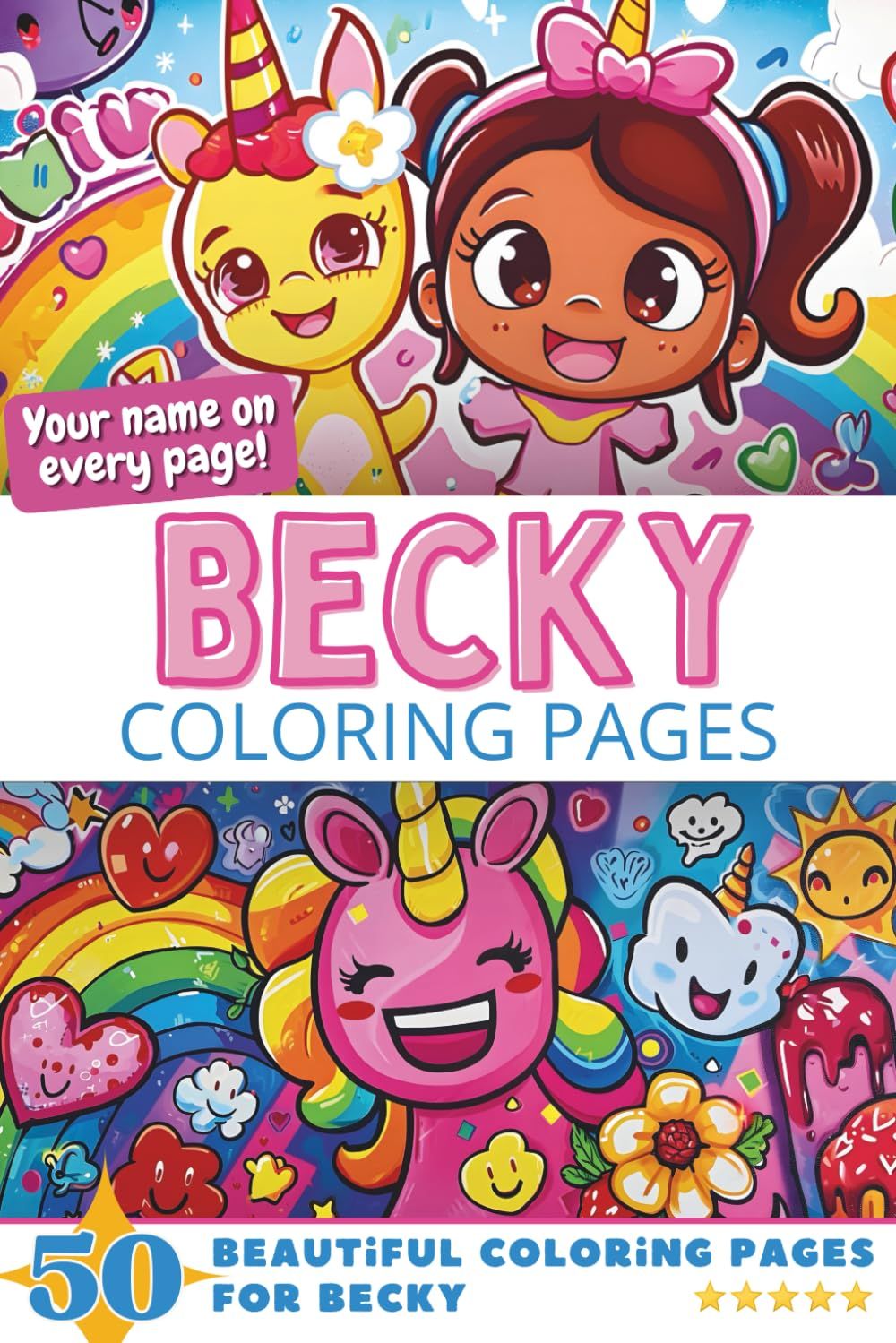 Becky Coloring Book Cover