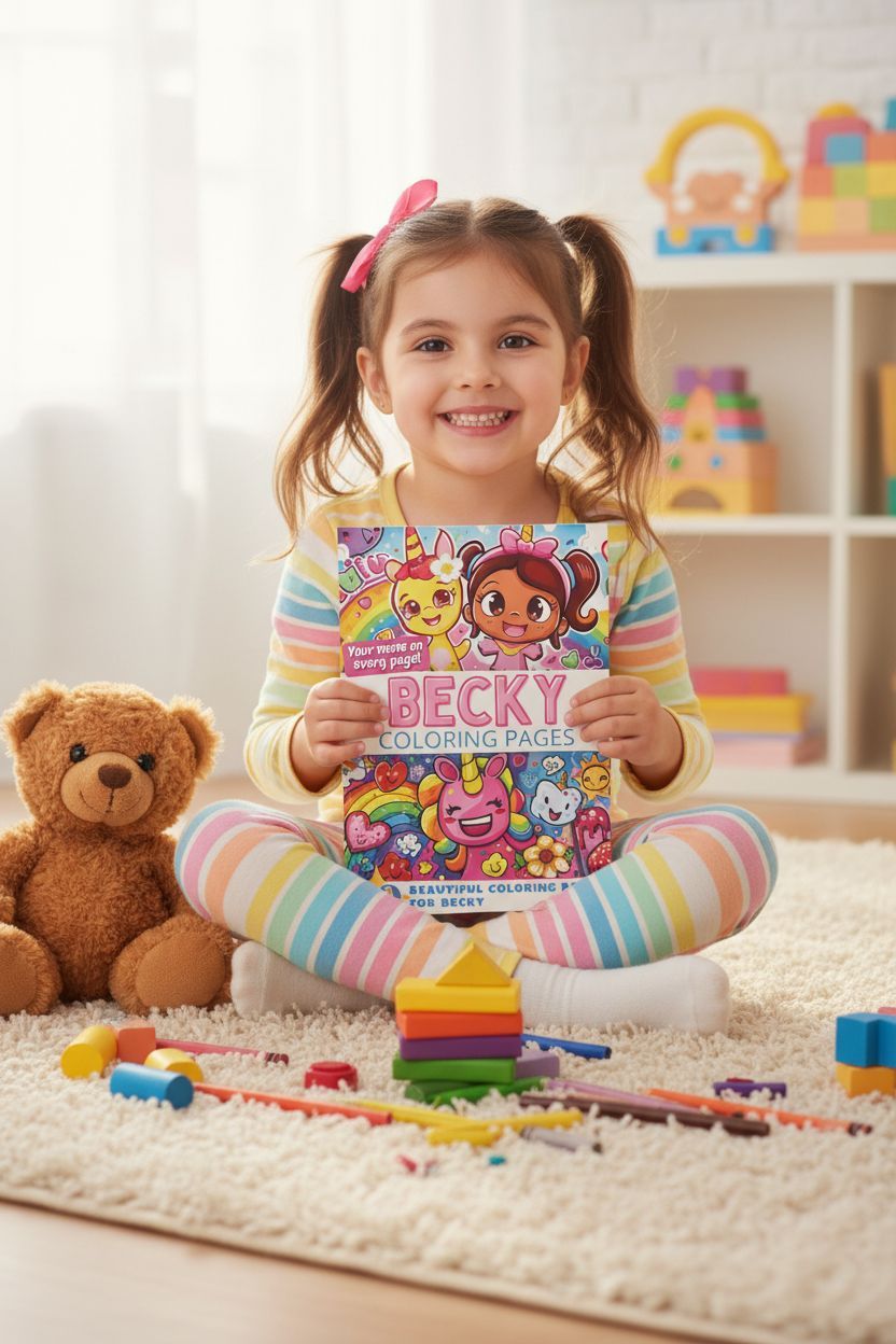 Becky personal coloring pages