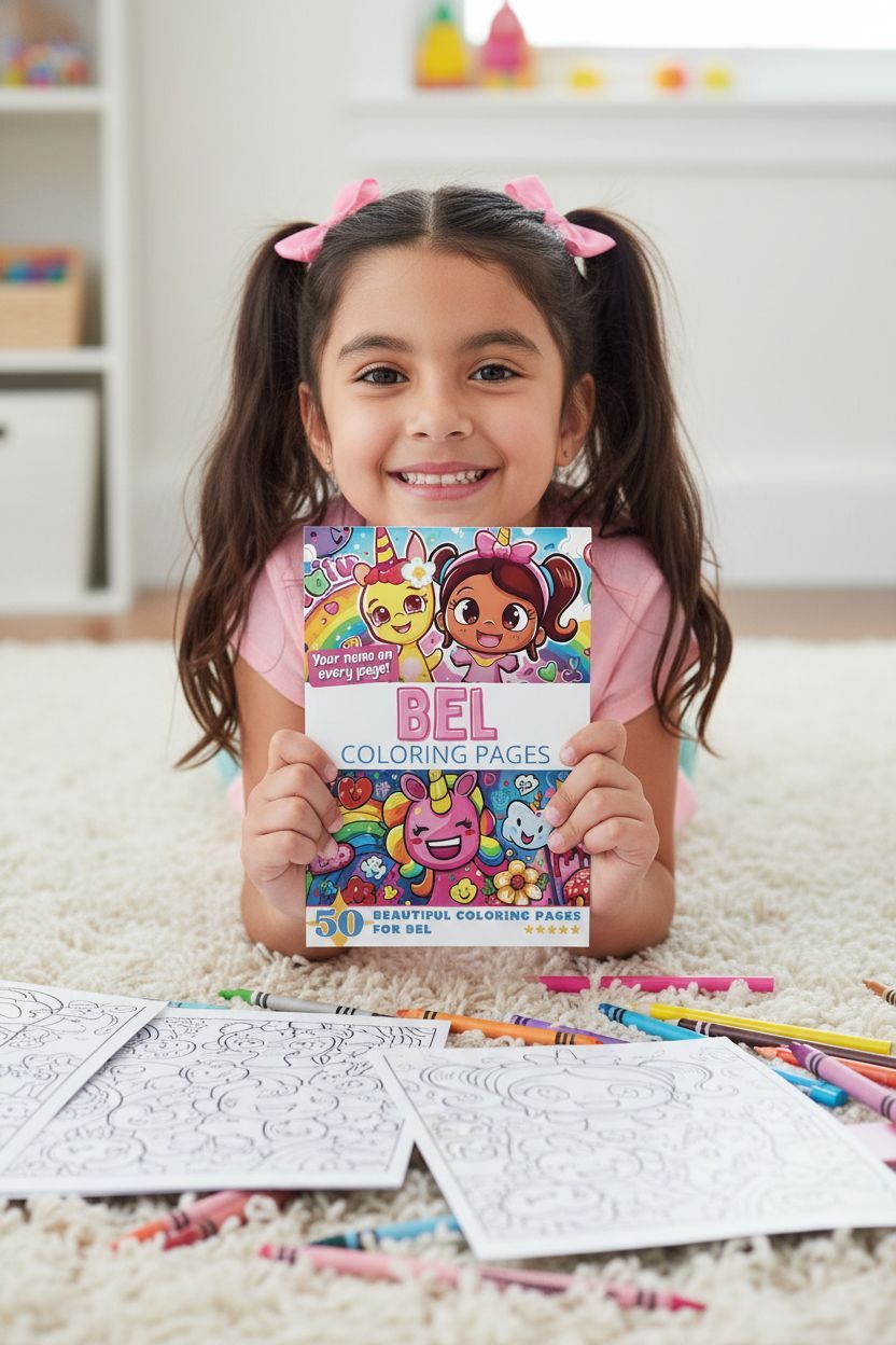 Bel personal coloring pages