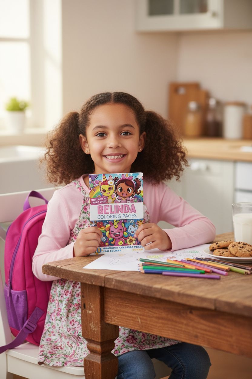 Belinda personal coloring pages