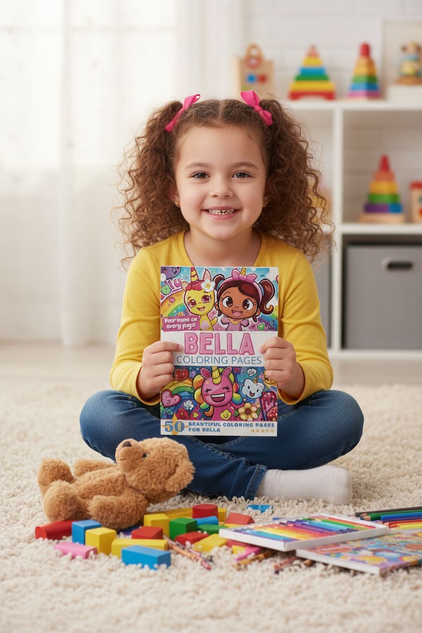 Bella personal coloring pages